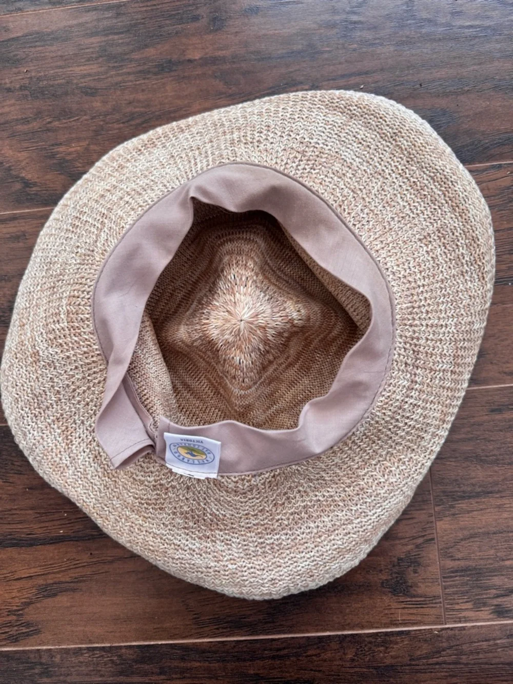 Wallaroo Woven Sun Hat - Natural Tan - Picture 2 of 2